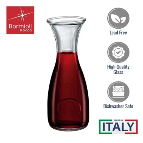 Bormioli Rocco Misura PZ Carafe, 33.75 oz - Set of 2 image {2}