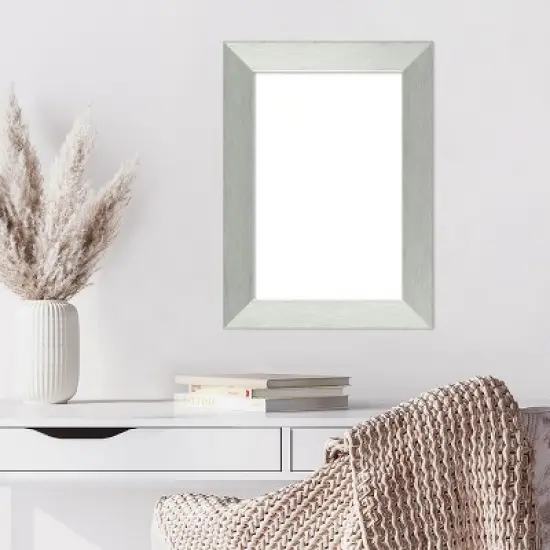 Amanti Art Brushed Sterling Silver Framed Dry Erase Magnetic Board image {7}