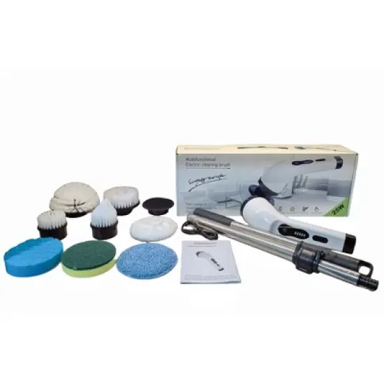 Electric Spin Scrubber for Cleaning Bathroom: Cordless Power Shower Scrubber - Electric Cleaning Brush for Tile Tub image {7}