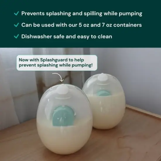 WILLOW Go Splashguard Container Set - 5oz/2pk image {1}