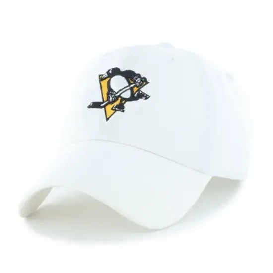 NHL Pittsburgh Penguins White Clean Up Hat image {2}