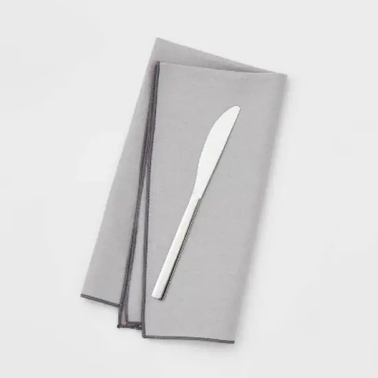 3pc Knife Set - Room Essentials&trade;: Stainless Steel Dinner Knives, Dishwasher-Safe, Silver, Service for 3 image {1}