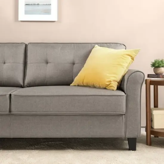 78.7" Sayan Sofa Sand Gray - Zinus image {1}