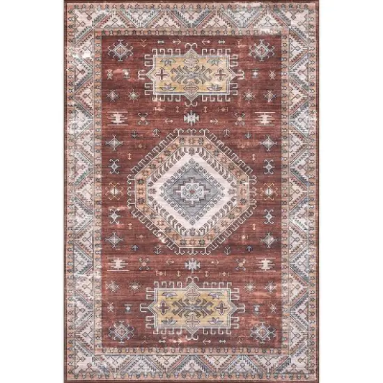 nuLOOM Kera Persian Machine Washable Indoor/Outdoor Patio Area Rug image {12}