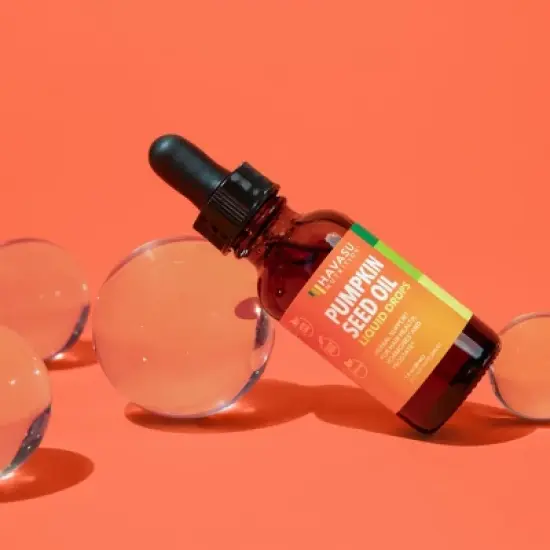 Organic Pumpkin Seed Oil Liquid Drops, Urinary Tract & Prostate Health for Men, Hair Skin & Nails Health, Unflavored, Havasu Nutrition, 1 fl oz image {7}