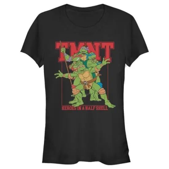 Junior's Teenage Mutant Ninja Turtles Heroes in a Half Shell T-Shirt image {3}
