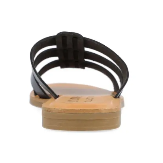 Journee Collection Womens Serrie Tru Comfort Foam Slip On Slide Flat Sandal image {2}