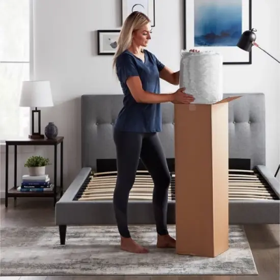 Lucid Comfort Collection 8" Gel Memory Foam Mattress image {8}