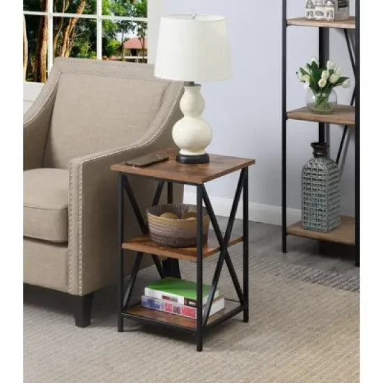 Tucson End Table with Shelves - Breighton Home image {1}