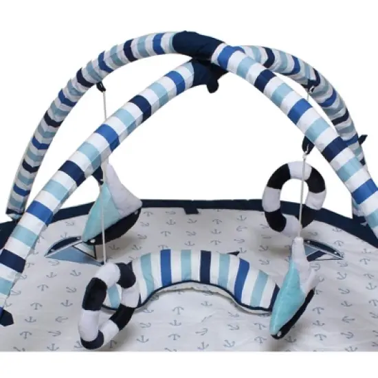 Bacati - Baby Activity Gyms & Playmats (Little Sailor Blue/Navy) image {1}