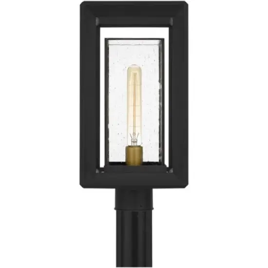 Quoizel Lighting Infinger 1 - Light Post Light in  Earth Black image {2}