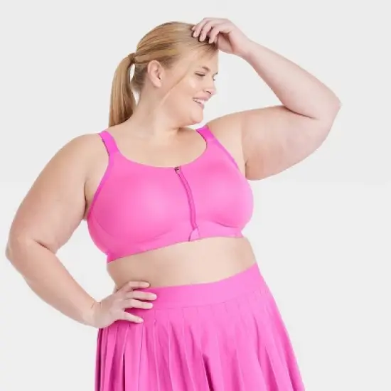 Women&rsquo;s High Support Sculpt Zip Front Bra - All in Motion&trade; image {7}