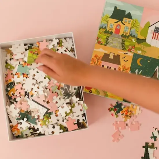 Pippi Post Seasons Jigsaw Puzzle - 500pc image {1}
