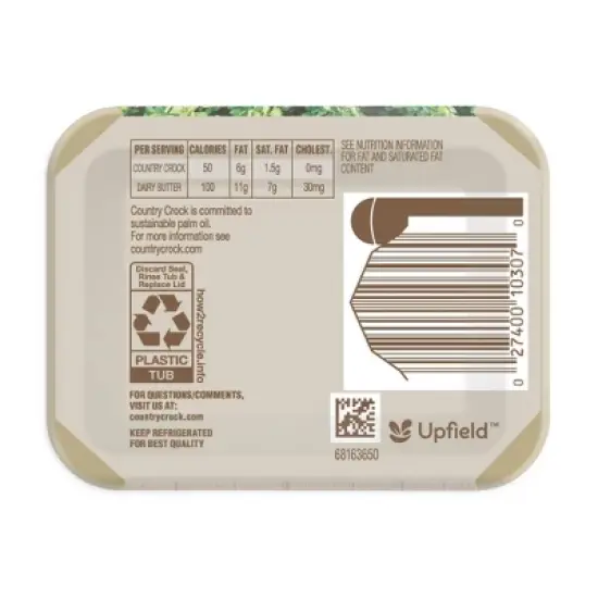 Country Crock Original Vegetable Oil Spread Tub - 15oz image {7}