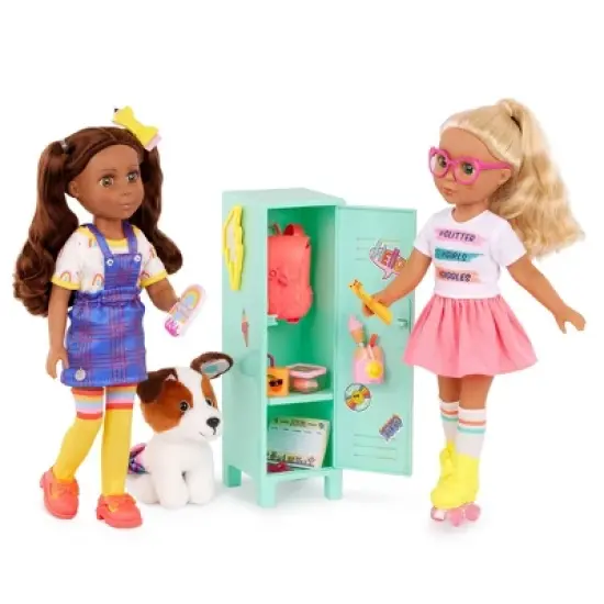 Glitter Girls Sunnie School Outfit & Locker Playset for 14" Dolls image {1}