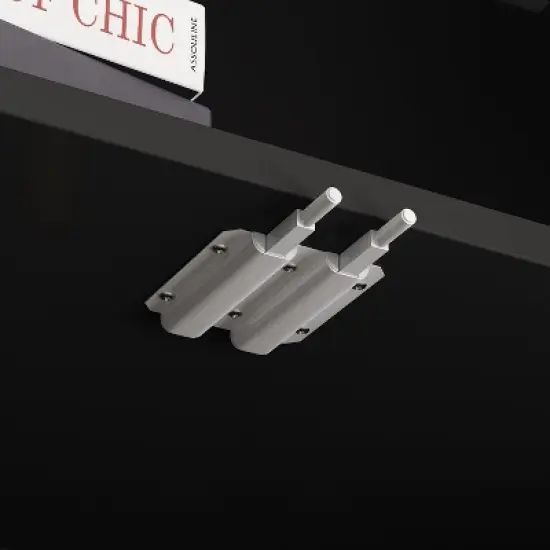 Famapy Black 78.7"W Large Combo Storage Cabinet Spacious Pantry With Light Modular Display Cabinet image {6}