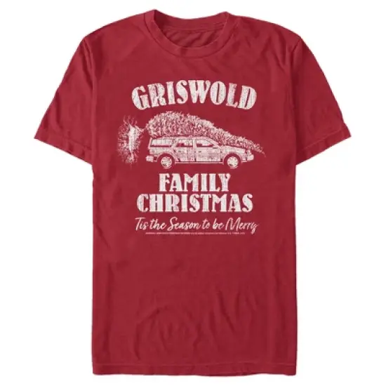 Men's National Lampoon's Christmas Vacation Griswold Distressed Logo T-Shirt image {4}