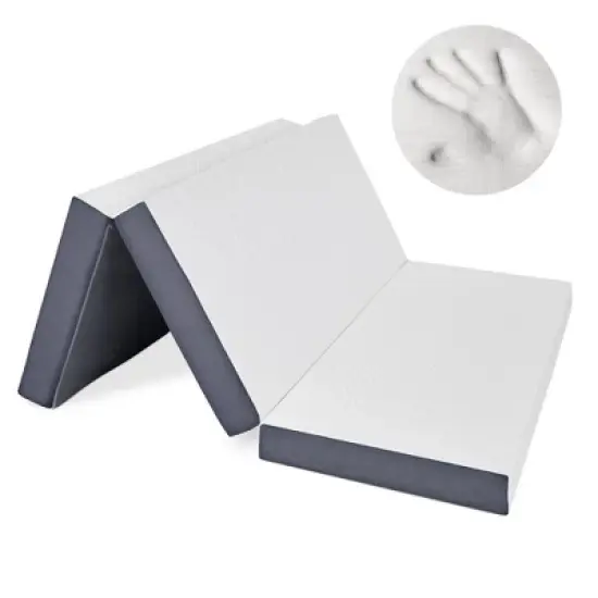 Heyward 6" Trifold Mattress, Tri Fold Memory Foam Foldable Mattress image {7}