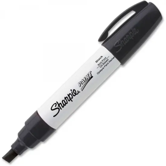 Sharpie Paint Marker Wide Point Black 35564 image {3}