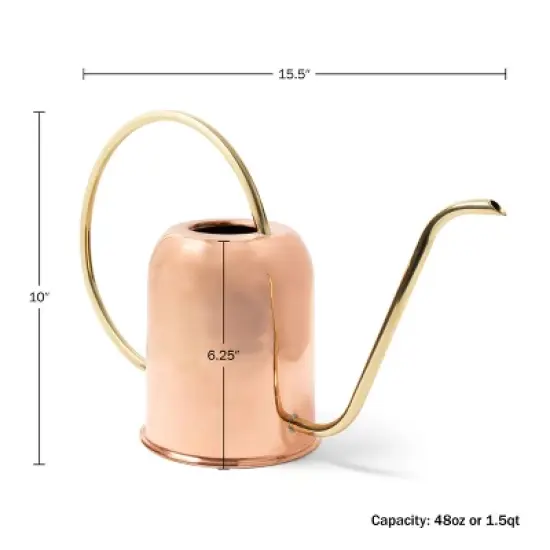 Kings County Tools 48oz Copper Watering Can image {6}