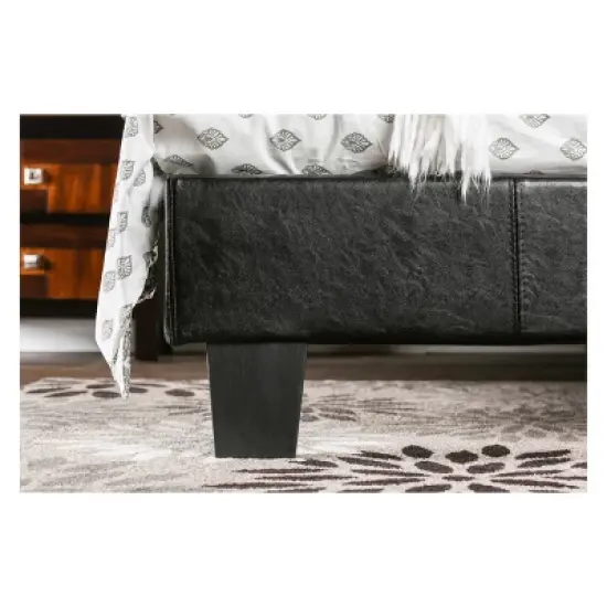 Frank Leatherette Upholstered Bed - HOMES: Inside + Out image {3}