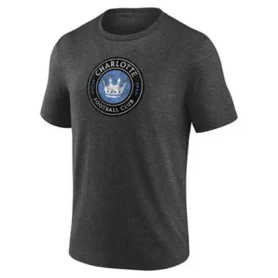 MLS Charlotte FC Men's Throwback Tri-Blend T-Shirt image {1}