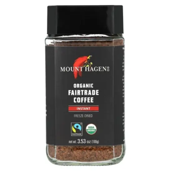 Mount Hagen Organic Fairtrade Instant Coffee, 3.53 oz (100 g) image {3}