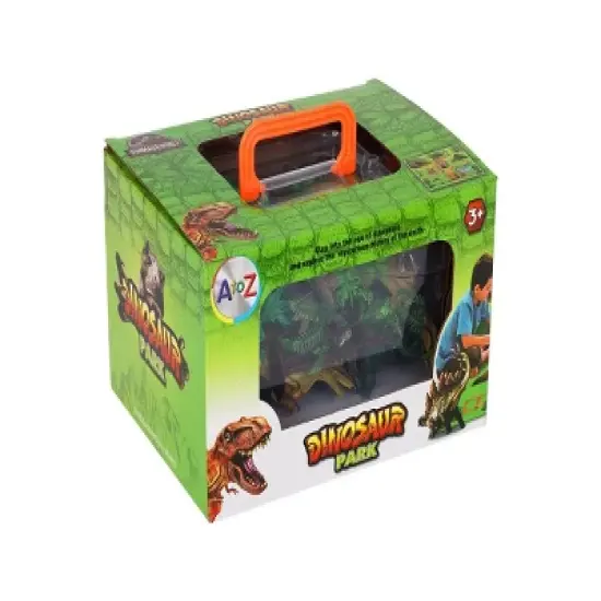 MPM Toy Animal Set - Dinosaur Park Safari Animal Learning Figures Toys Educational Playset For Boys Girls Kids Toddlers 3+ image {5}