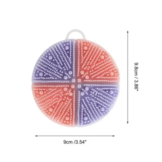 Unique Bargains Round Double-sided Bath Brush 1 Pc image {3}