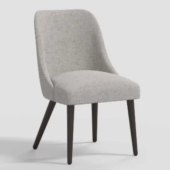 Geller Modern Dining Chair in Textured Linen Zuma - Threshold&trade; image {9}