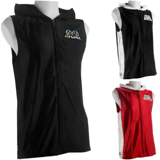 Rival Boxing Dazzle Traditional Sleeveless Ring Jacket with Hood image {1}