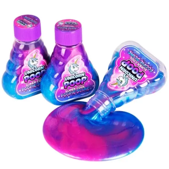 Super Cool Slime: Unicorn Poop Pack Of 3 - 5oz Bottles image {3}
