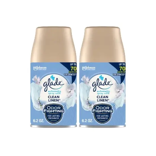 Glade Clean Linen Automatic Spray Refill - 2pk image {14}
