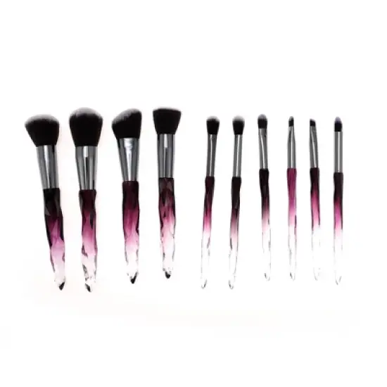 Unique Bargains Convenient Makeup Brush Set 10 Pcs image {5}