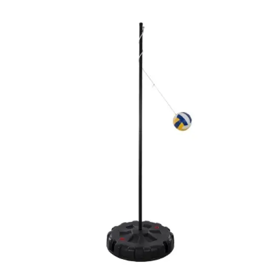 Toy Time Portable Tetherball Complete Outdoor Game Set with Base, Ball, Pump, Cord & Stakes image {5}