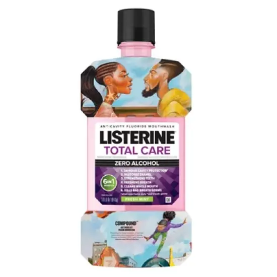 Listerine Total Care Zero Mouthwash - The Whoa Collection Designer Wrap - 1L image {7}