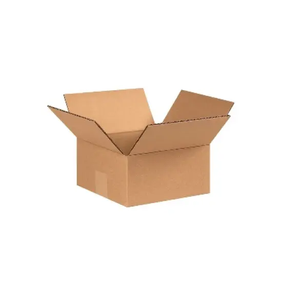 Box Partners Flat Corrugated Boxes 7" x 7" x 3" Kraft 25/Bundle 773 image {4}