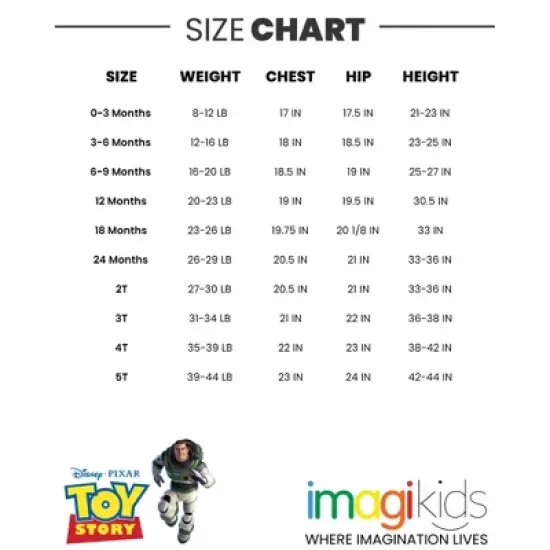 Disney Pixar Toy Story Buzz Lightyear Zip Up Cosplay Coverall Newborn to Toddler image {6}