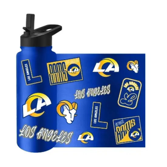 NFL Los Angeles Rams Dreamweave Quencher Bottle - 34oz image {1}