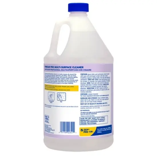 ZEP Zep Vinegar Pro Multi-Surface Cleaner 1 Gal (Case of 4) and Zep Professional Sprayer Bottle (Case of 9) Bundle - Bundle image {2}