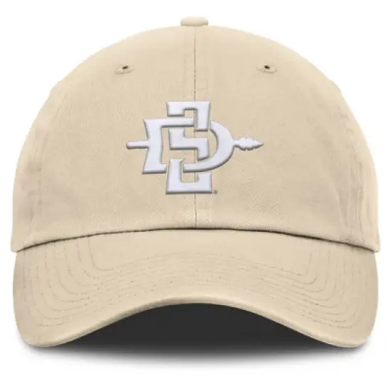 NCAA San Diego State Aztecs Unstructured Khaki Tonal Cotton Hat image {1}