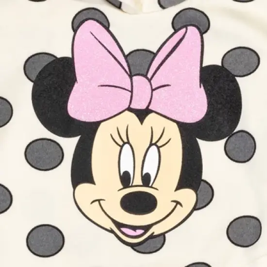 Disney Minnie Mouse Mickey Mouse Fleece Hoodie and Leggings Outfit Set Infant to Big Kid image {5}