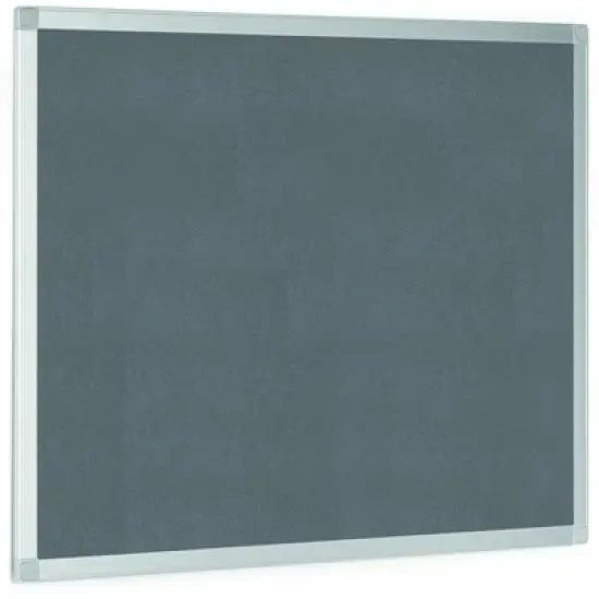 Bi-silque - Ayda - Fabric 24"W Bulletin Board - Gray - 0.5 x 24 - 1 Each image {2}