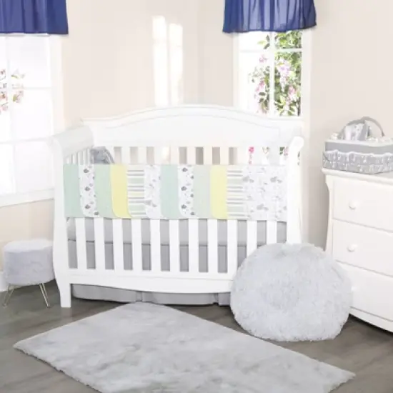 Everyday Kids 12 Pack Burp Cloths &ndash; Soft, Absorbent Cotton Flannel in - Sheeps/Clouds/Stars image {1}