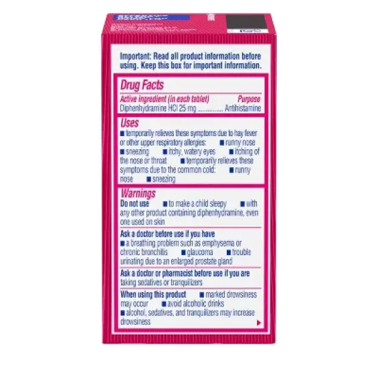 Benadryl Ultra Allergy Relief Tablets - Diphenhydramine - 48ct image {1}