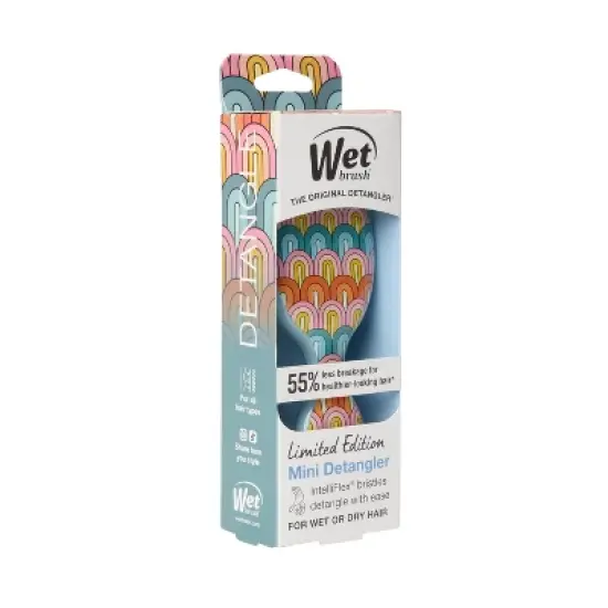 Wet Brush Original Detangling Mini Hair Brush - Endless Summer Rainbow - Limited Edition image {6}