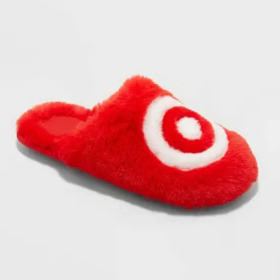 Adult Bullseye Scuff Slippers - Wondershop&trade; Red image {5}