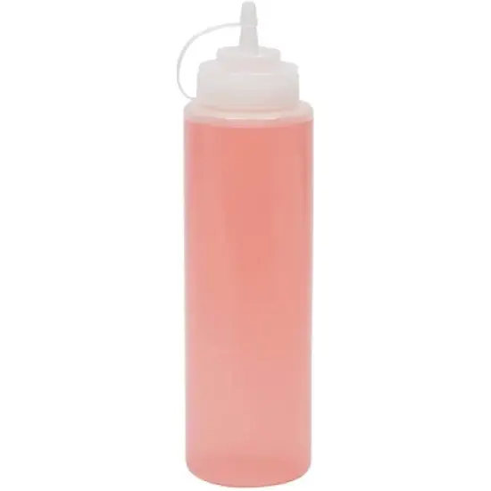 Juvale 6 Pack Plastic Condiment Squeeze Bottles for Restaurants, Clear (29 oz) image {2}
