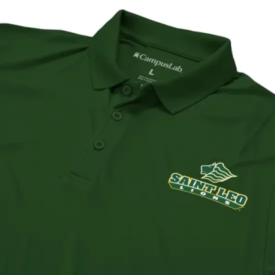 Men's Saint Leo University Adult Polo Left Chest Logo image {3}