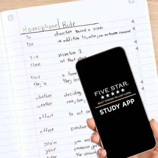 Five Star Comp Book with Pocket 100ct Wide Ruled image {2}